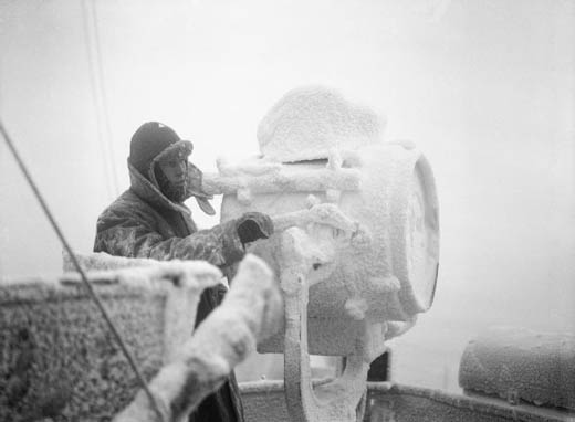 An Image from the Battle of the Barents Sea