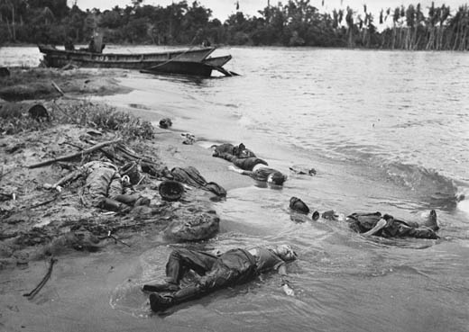 slain Japanese soldiers