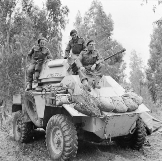 First Vehicle into Tripoli