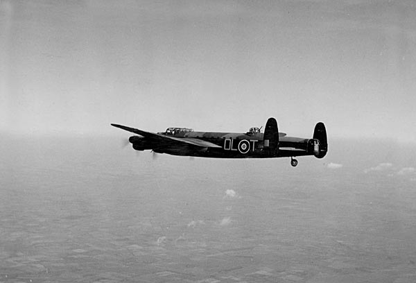 A Lancaster of No 83 Squadron