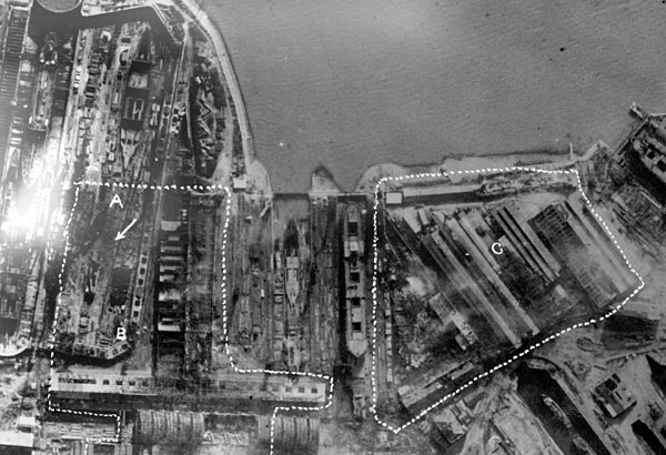 Damage in the Loire Shipyards