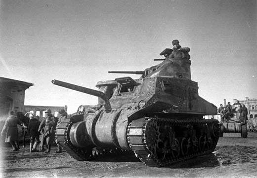 An M-3 Grant tank, Vyazma, Russia