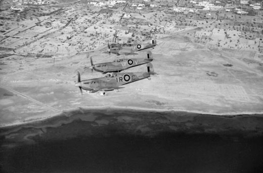 Spitfires over the Tunisian Coast