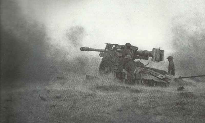 British Anti-tank Gun at Battle of Mareth