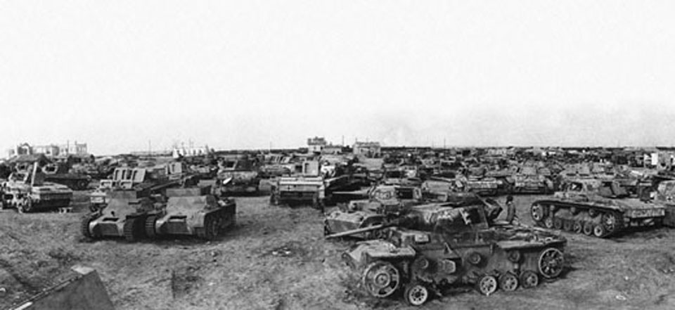 German Tanks Near Stalingrad