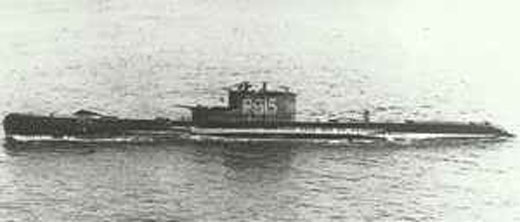 British Submarine <i>P-615</i>