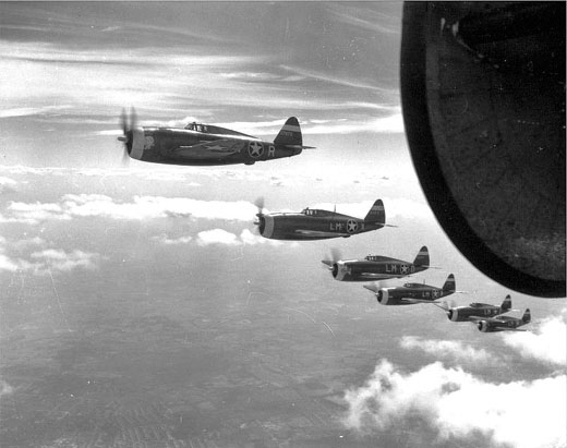 P-47 Thunderbolts of the 56th Fighter Group