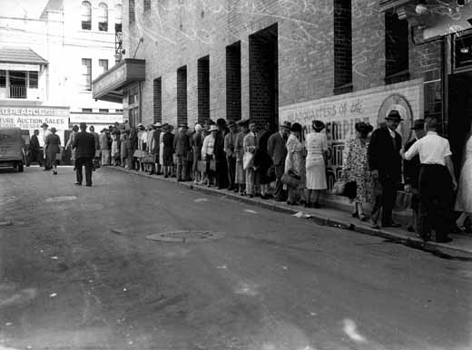 Line for Liquor Rations