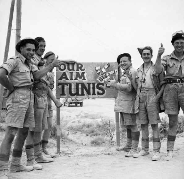 6th Armored Division Troops in Tunis