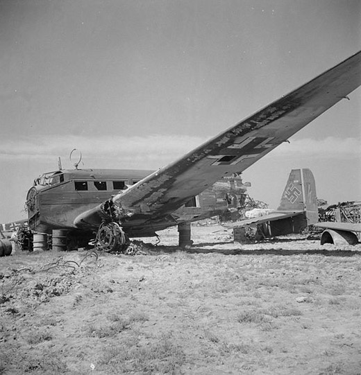 Wrecks of German Junkers Ju-52s