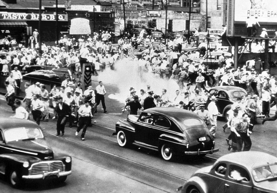 Police Using Tear Gas