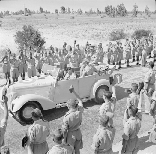 King George VI in Tripoli