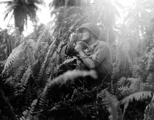 Cameraman on Rendova Islands