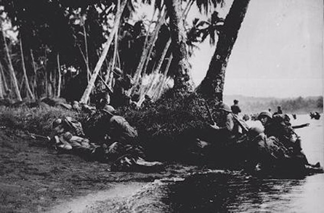 Landing operations on Rendova Island