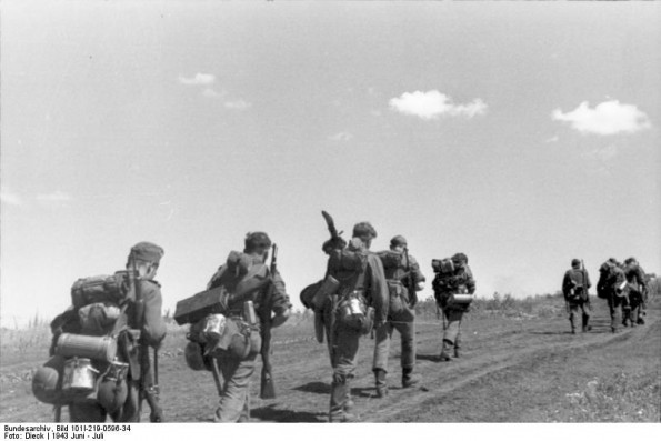 Young Germans Being Drafted and Sent East