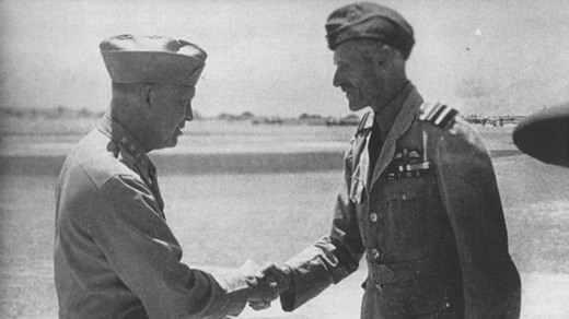 Eisenhower and Air Marshal Keith Park