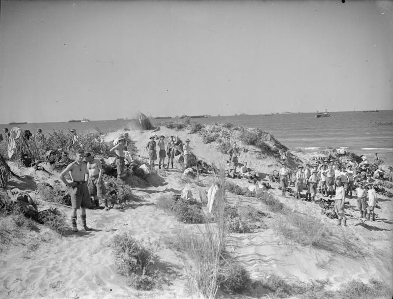 Troops Drying Their Clothes