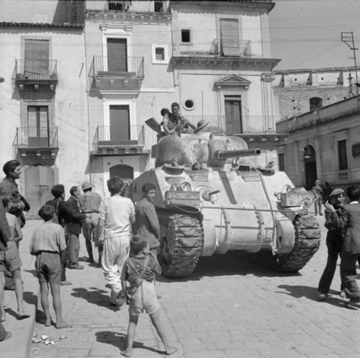 British Sherman in Francofonte