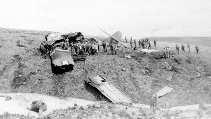 Remains of Coast Guard PBY