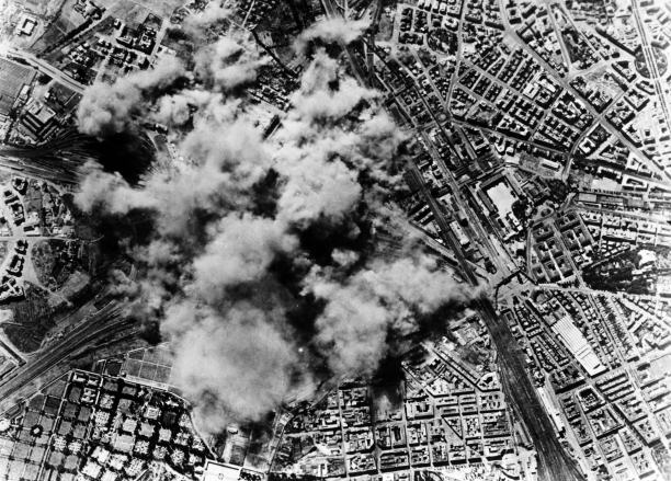 The bombing of Rome