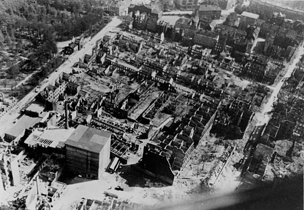Devastation in Hamburg