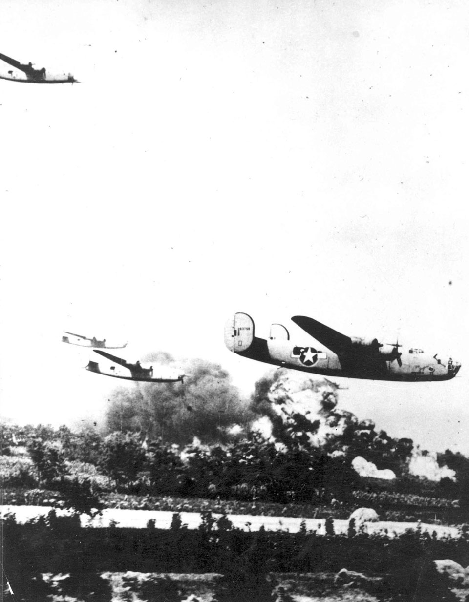 B-24s at Low Altitude