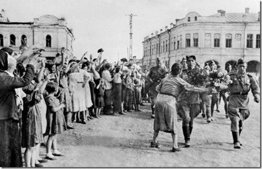 inhabitants of the Falcon greeted the soldiers