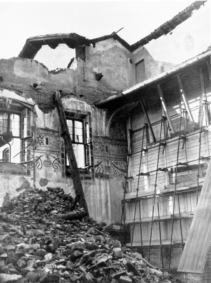 Bomb Damage in Milan