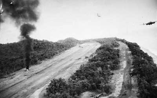 B-25s Attack But Airfield