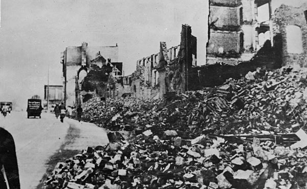 Photo #1 after Hamburg Bombing