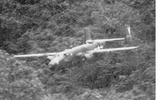 B-25C Over New Britain