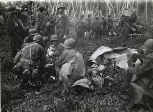 American soldier wounded