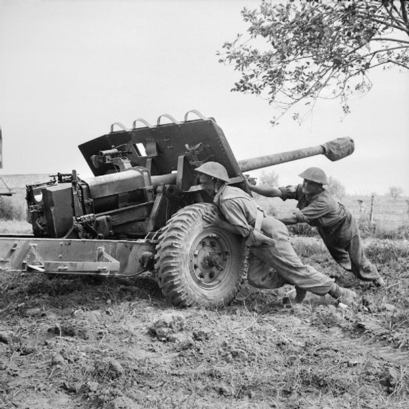 Getting an Antitank Gun Ready for Action