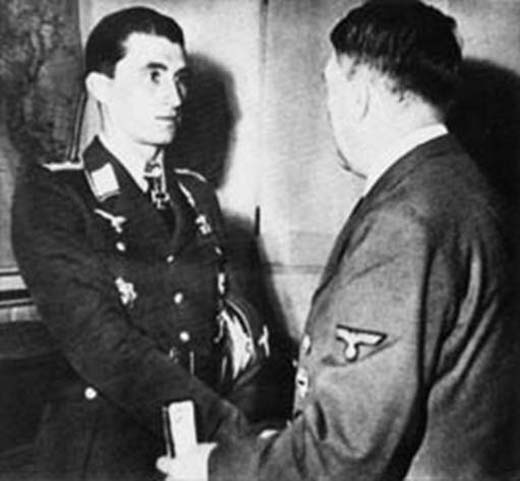 Walter Nowotny with Adolf Hitler