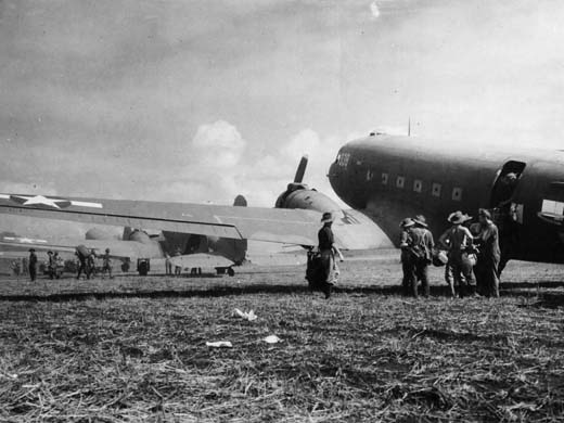 7th Division Australian Army Unloading Supplies