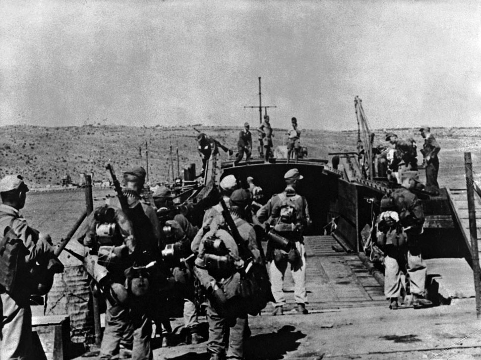 German Troops Heading for the Dodecanese