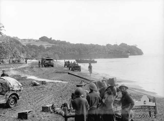 Australians Landing at Scarlet Beach