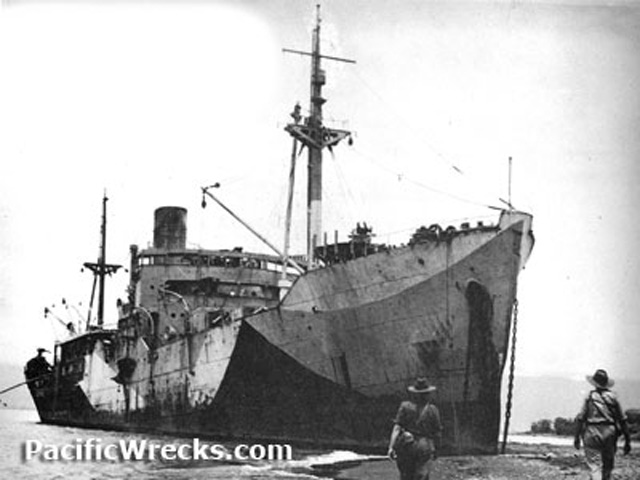 <i>Myoko Maru</i> Beached at Malahang