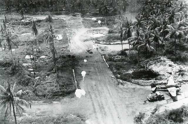 US aircraft bomb the But airfield