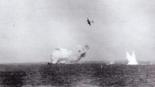 German Vessel Under Attack