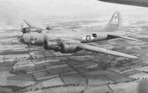 B-17F 'RUTHLESS' 547th BS 384th BG