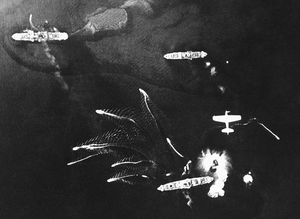 Air Attack on Japanese Base on Bougainville