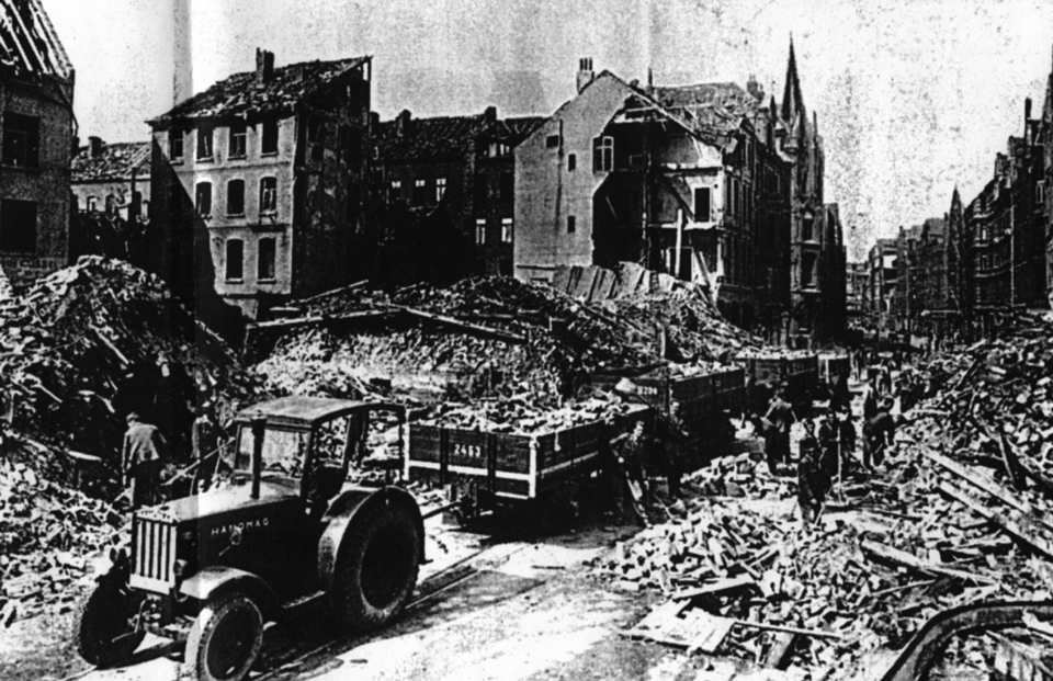 Clearing Debris on Cellestrasse