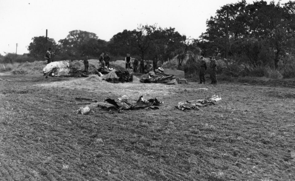 Crash of a P-47 Thunderbolt