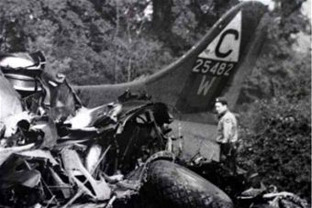 Crash of a B-17F