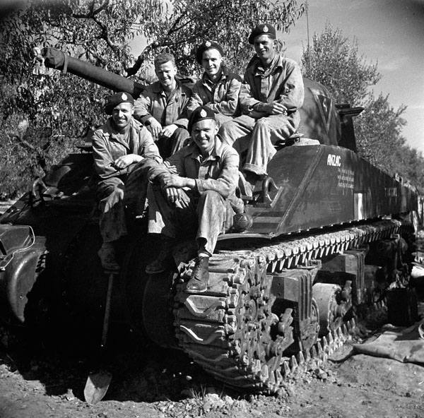 Canadian Tank Crew at Termoli