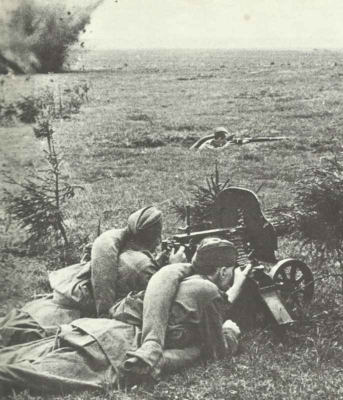 Russian Infantry in Battle