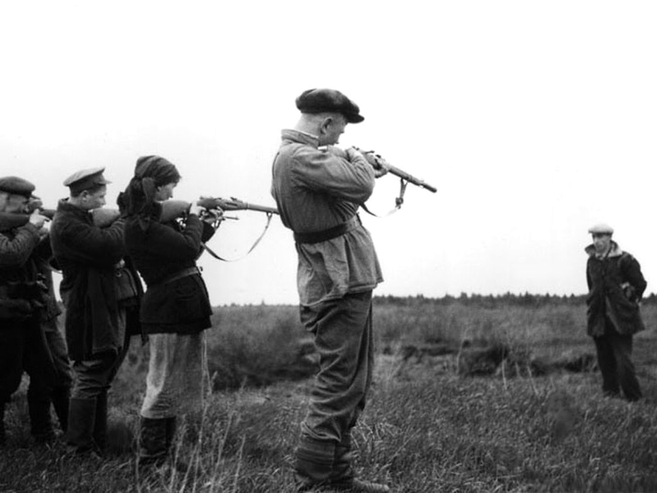 Russian Partisans Prepare Execution