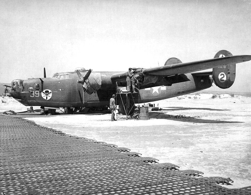 B-24J at Enfidaville Airfield, Tunisia