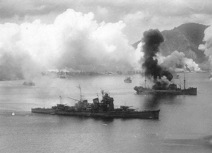 Japanese Ships at Rabaul